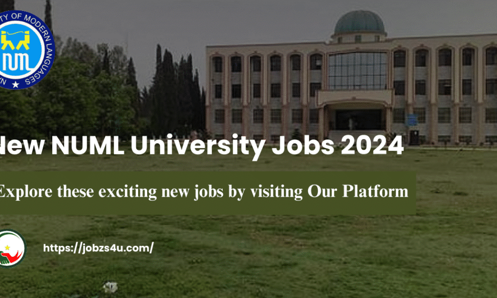 NUML University Jobs in Multan 2024 apply now - Jobzs4u